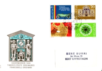 CH FDC 1170 / 1173 - 1980 00 012 ●